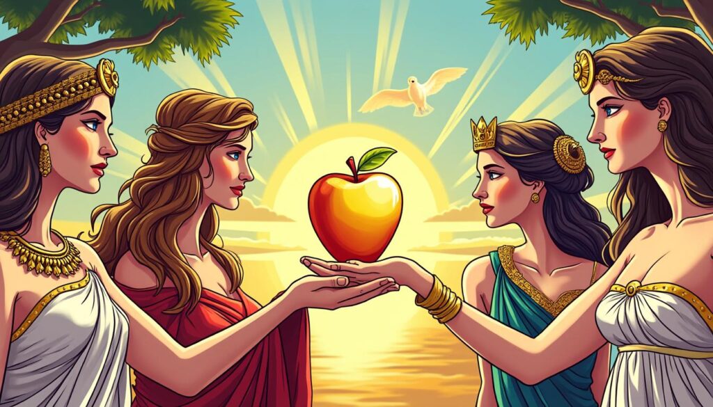 découvrez l’histoire fascinante du jugement de pâris, où la pomme d’or déclencha la fameuse guerre de troie, mêlant mythologie, rivalités divines et destin tragique.