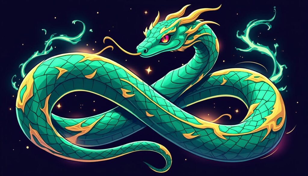découvrez le serpent mythique, un puissant symbole de transformation et de renaissance à travers les âges et les cultures.