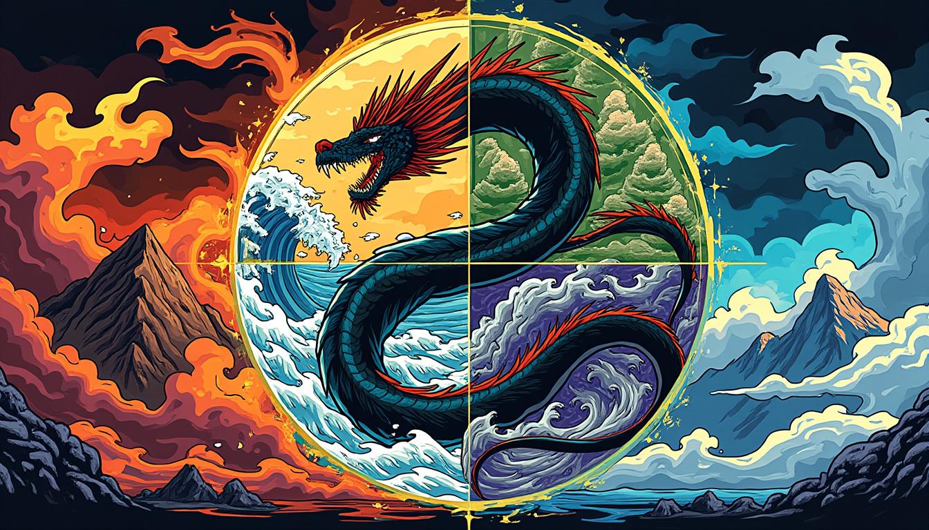découvrez le symbole des dragons, emblèmes légendaires de puissance, de vie et de destruction, à travers leur histoire et leur signification culturelle.