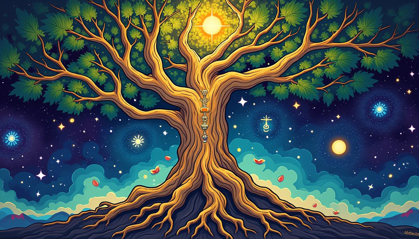 découvrez l'histoire et la symbolique de l'arbre du monde, de yggdrasil dans la mythologie nordique à l'arbre sacré d'isis dans l'égypte ancienne.