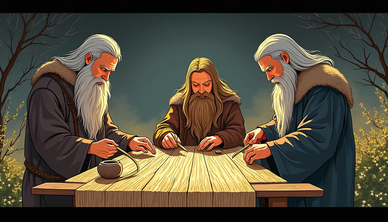 découvrez 'les fils du destin : les tisseuses du sort et les dieux du temps', une exploration captivante des mythes qui façonnent notre destinée et le pouvoir mystérieux des forces temporelles.