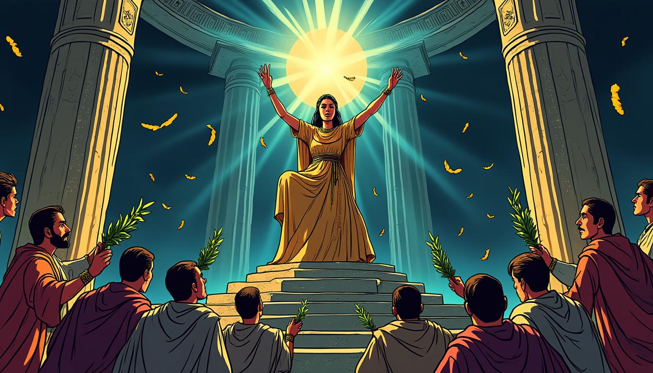 découvrez le rôle fascinant des oracles dans les sanctuaires antiques, véritables voix des dieux qui guidaient les civilisations à travers leurs prophéties et rituels sacrés.