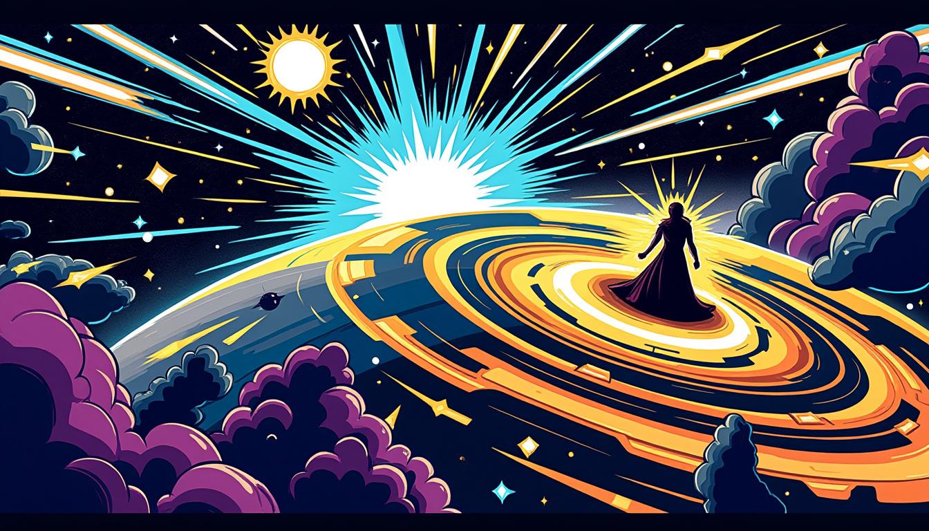 découvrez la bataille intemporelle entre lumière et ténèbres, une guerre cosmique qui façonne l'univers et ses mystères infinis.