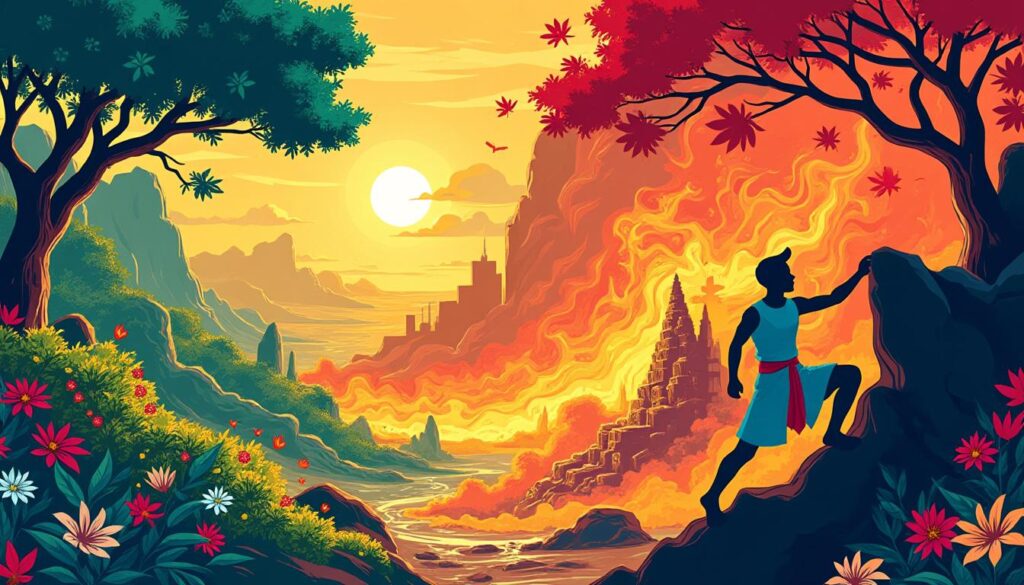 découvrez le parcours poignant de "la chute : du paradis perdu à la conquête de soi", une réflexion profonde sur la perte, la rédemption et la quête intérieure.