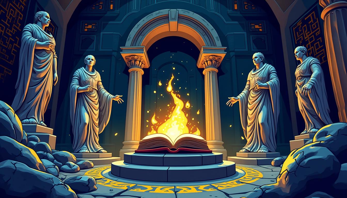 découvrez les mystères des livres interdits des dieux, des manuscrits disparus aux savoirs effacés qui ont marqué l'histoire secrète de l'humanité.