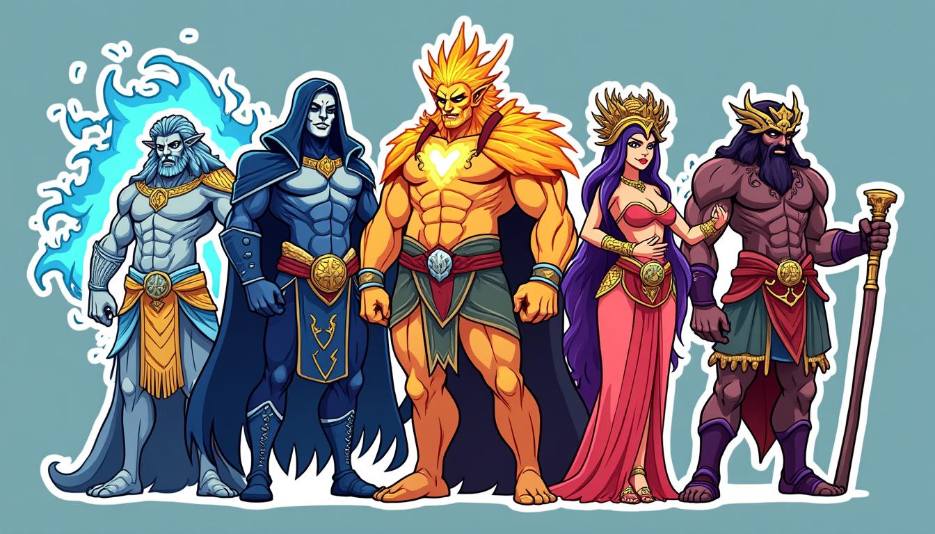 découvrez comment les panthéons du monde partagent des dieux aux traits similaires malgré leurs visages et cultures variés, explorant les mythologies universelles.