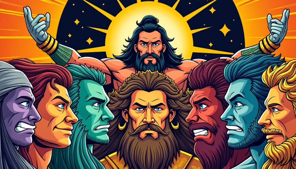 découvrez comment les panthéons du monde révèlent des divinités aux traits similaires mais aux visages variés, explorant les mythologies universelles à travers les cultures.