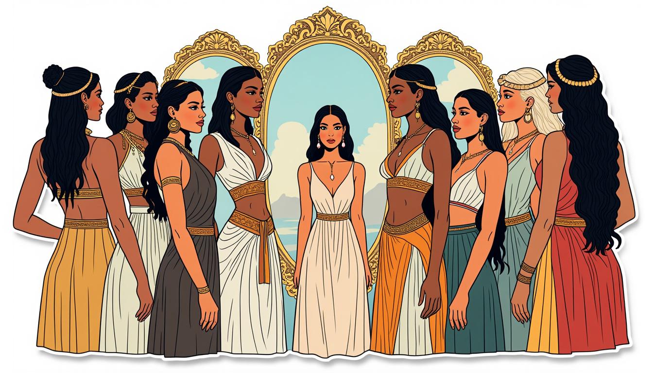 La féminité sacrée : les déesses comme miroirs de l’âme moderne 2 explorez la féminité sacrée à travers les déesses, révélant leur rôle en tant que miroirs de l’âme moderne et sources d'inspiration pour la quête intérieure.