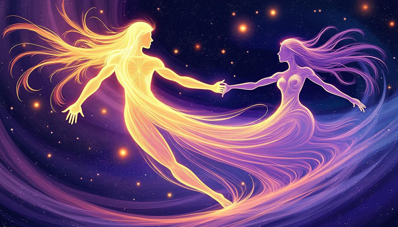 Masculin et Féminin sacrés : la danse éternelle des forces divines 2 découvrez la danse éternelle des forces divines à travers le masculin et le féminin sacrés, une exploration profonde de l'équilibre spirituel et énergétique.