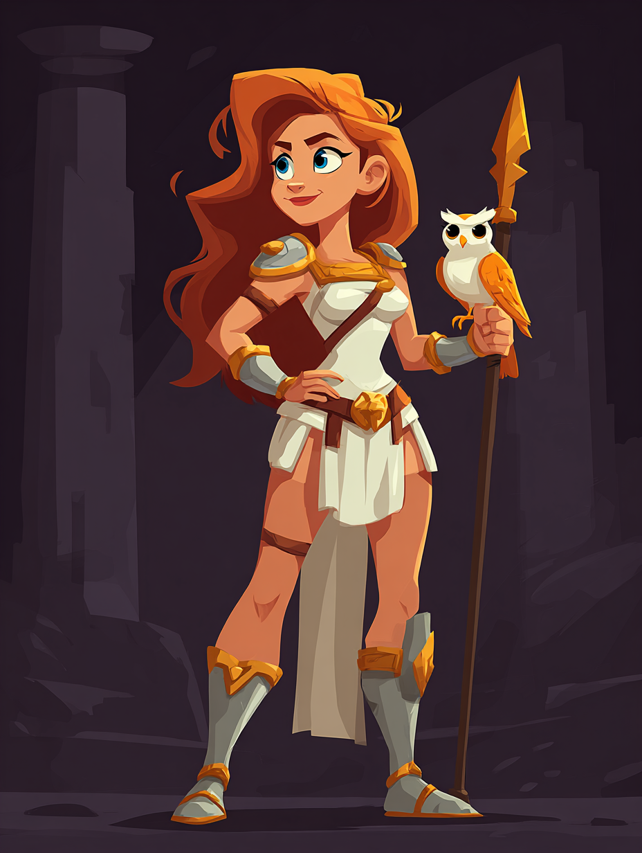 Illustration de Athéna