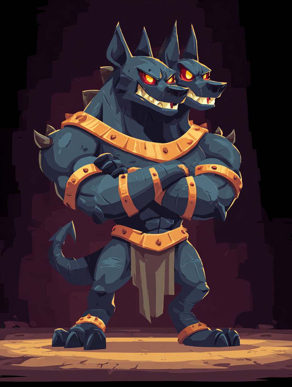 Illustration de Cerbère