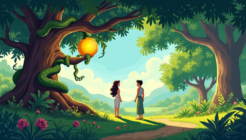 découvrez le mythe d'adam et ève, symbolisant le prix du savoir et la chute de l'innocence dans la création humaine.