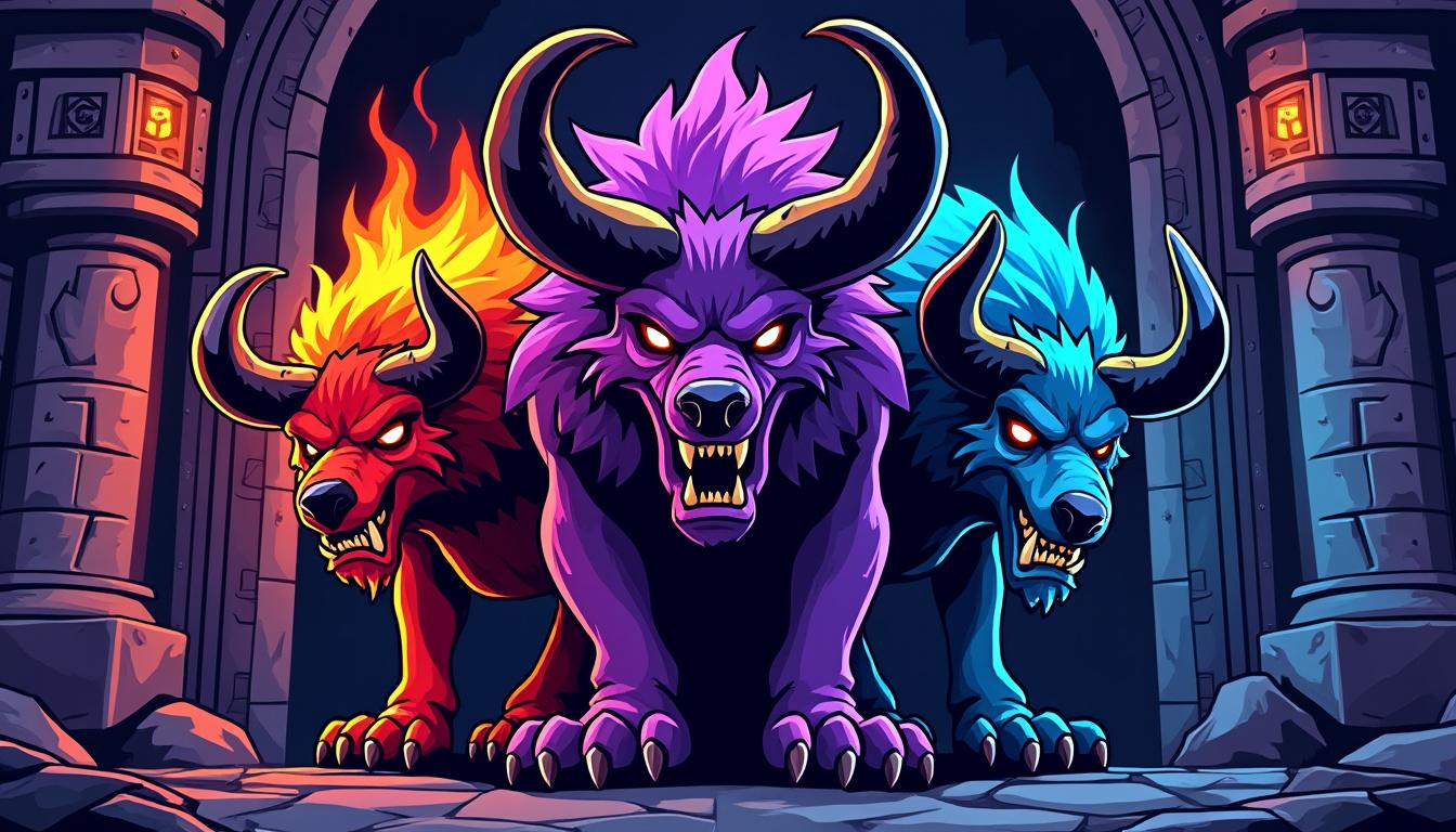 CerbÚre, le chien des Enfers : gardien du passage vers la mort 2 découvrez cerbÚre, le mythique chien des enfers, gardien vigilant du passage vers le royaume des morts dans la mythologie grecque.