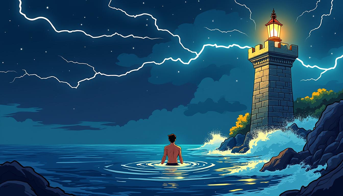 Héros et Léandre : la légende d’un amour noyé dans la mer Égée 2 découvrez la passion tragique de héros et léandre, une légende d'amour intemporelle noyée dans les flots mystiques de la mer égée.