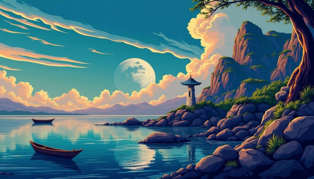 découvrez l'univers fascinant de kitsune, la renarde à neuf queues, maîtrise des illusions divines et symboles de sagesse et mystère dans la mythologie japonaise.