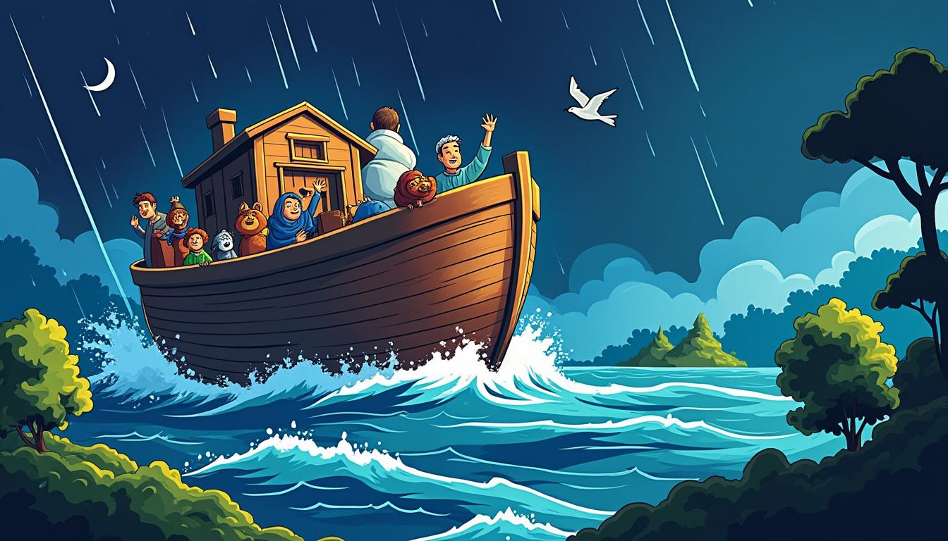 explorez le déluge de noé à travers une analyse captivante qui questionne s'il s'agit d'un mythe ancien ou du souvenir d'un véritable cataclysme historique.
