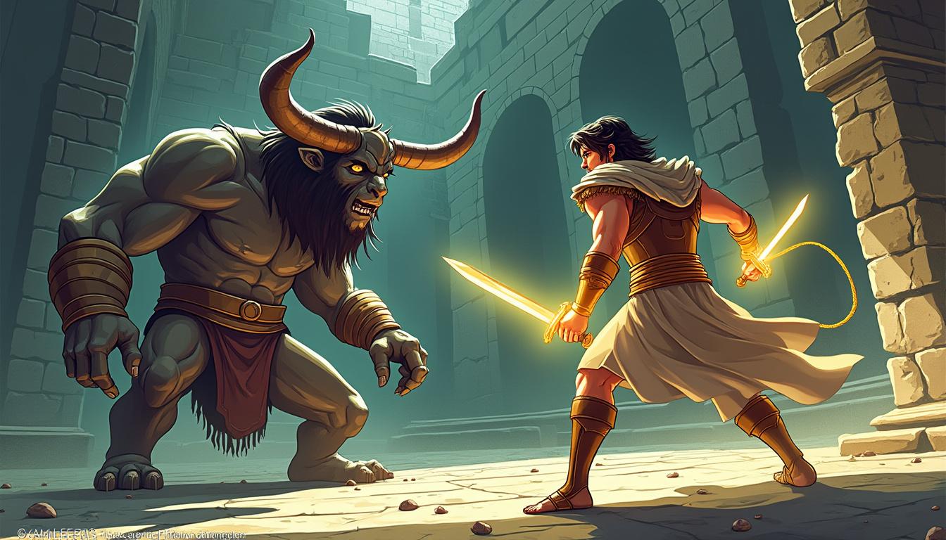 Thésée et le Labyrinthe : le héros, le monstre et le fil du destin 2 découvrez l'épopée de thésée dans le labyrinthe, où courage, monstres et destin s'entrelacent pour forger une légende immortelle.